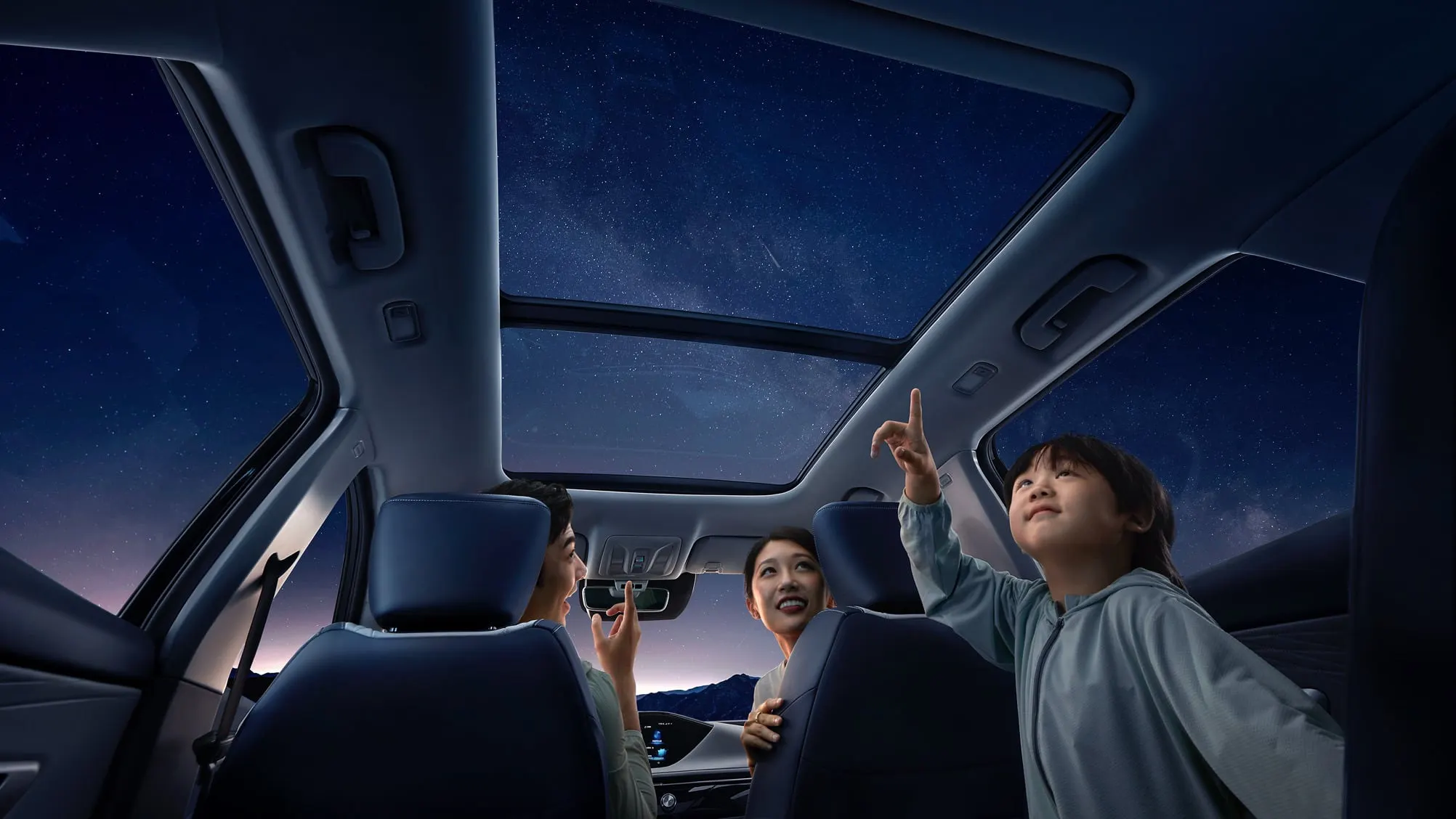 Panoramic roof of the Dongfeng Huge