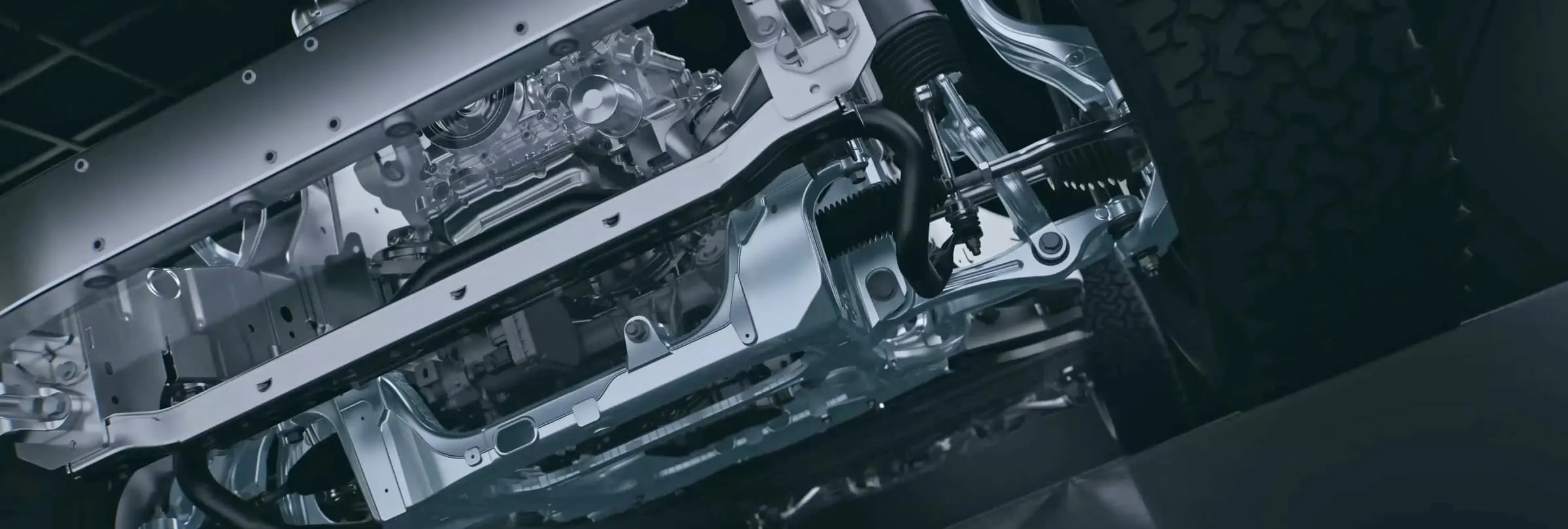 Chassis detail of the MHero 817
